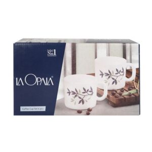 LaOpala Opalware Regular Cup Set Lush Green, 6 pcs - Image 2