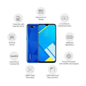 Realme C2 (Diamond Blue, 16 GB)  (2 GB RAM) - Image 3